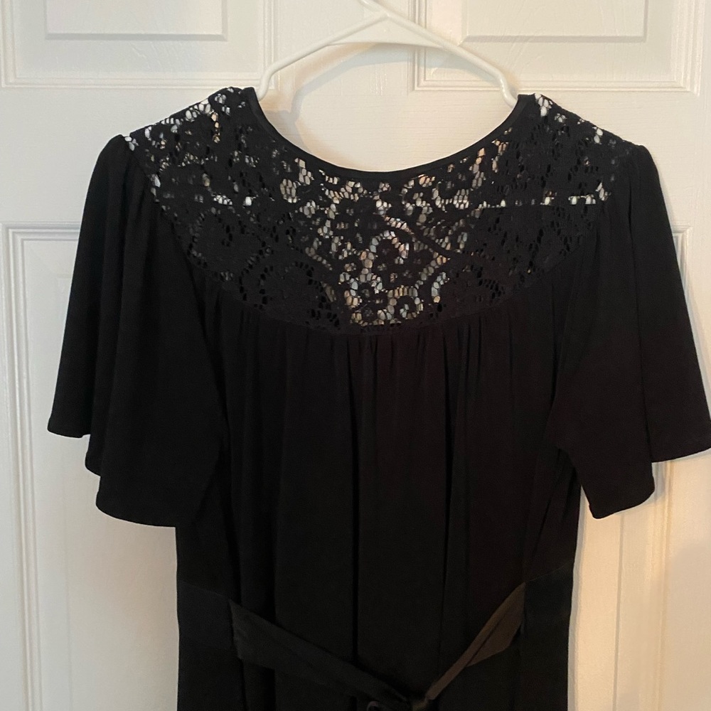 Black Coldwater Creek dress, Size 10 - Picture 5 of 5
